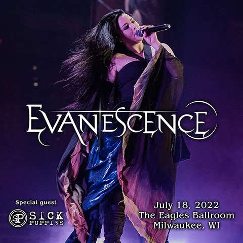 win tickets to Evanescence