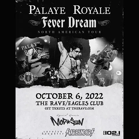 win tickets to Palaye Royale