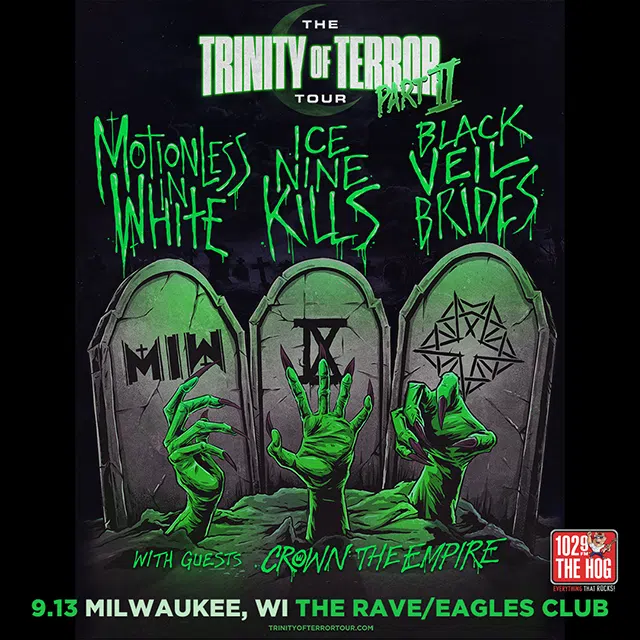 win tickets to Ice Nine Kills, Motionless In White, Black Veil Brides