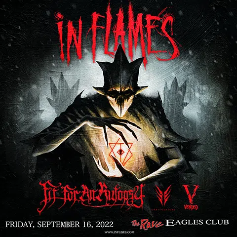win tickets to In Flames with Fit For An Autopsy, Orbit Culture, and Vended