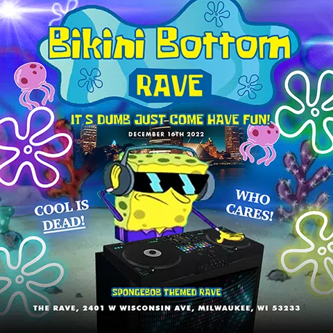win tickets to Bikini Bottom Rave