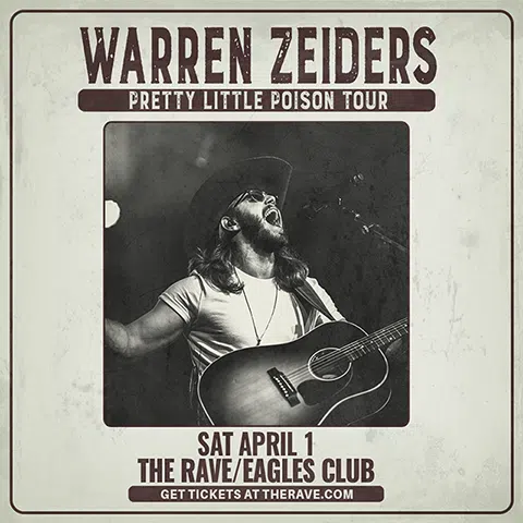 win tickets to Warren Zeiders