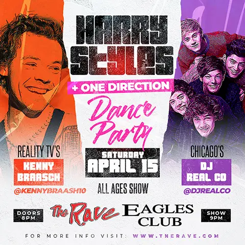 win tickets to Harry Styles + One Direction Dance Party