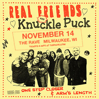 win tickets to Real Friends & Knuckle Puck
