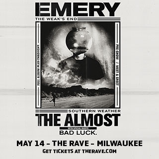 win tickets to Emery & The Almost