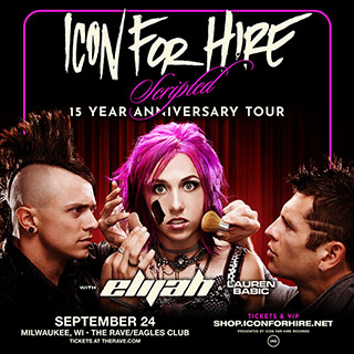 win tickets to Icon For Hire